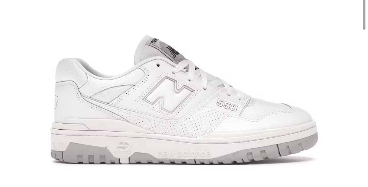 New balance 550 white grey