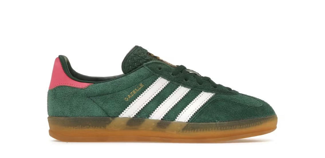 Adidas Gazelle Indoor Collegiate Green Lucid Pink