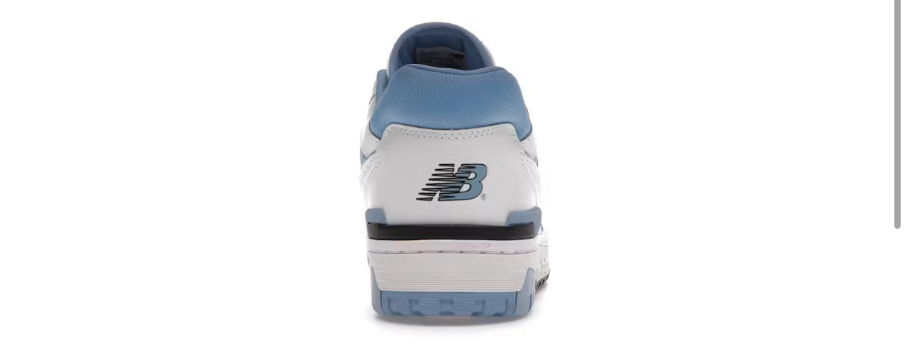 New Balance 550 UNC White University Blue