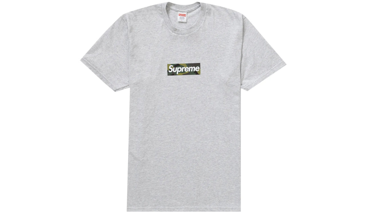 Supreme Box Logo Tee Grey Camo