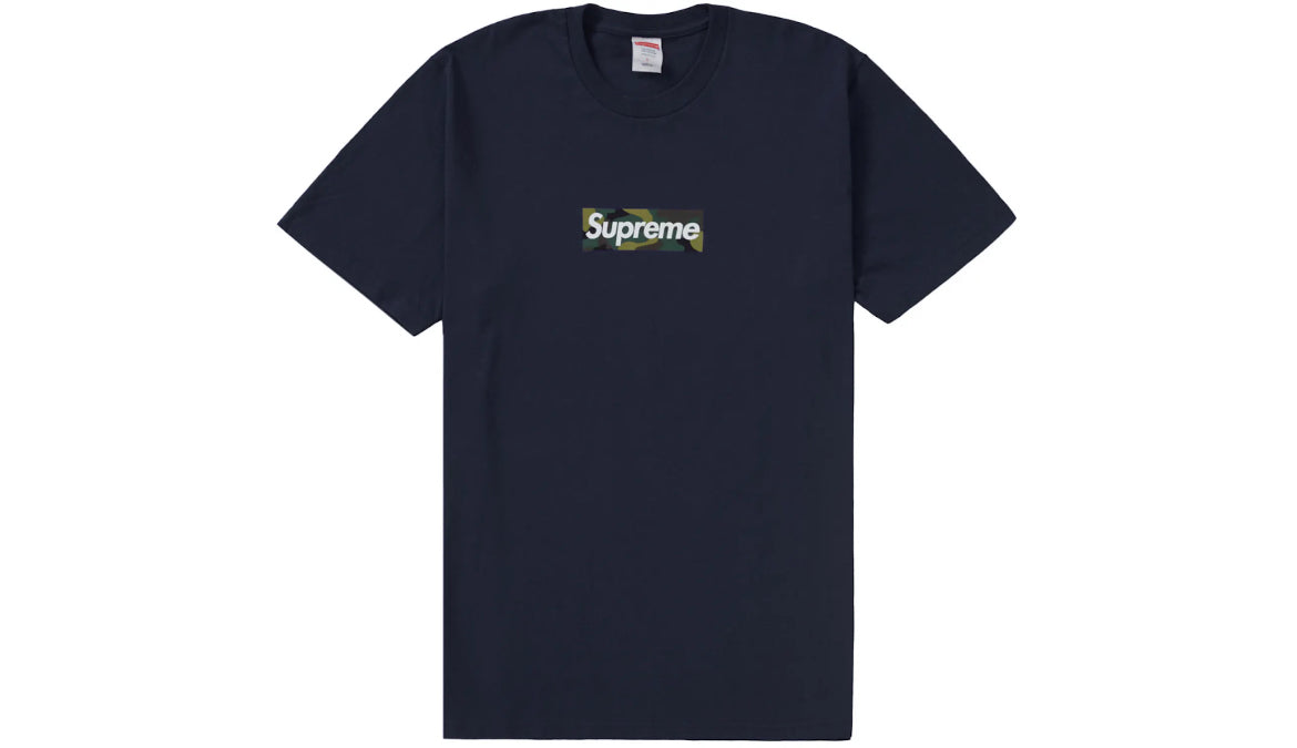 Supreme Box Logo Tee Navy Camo