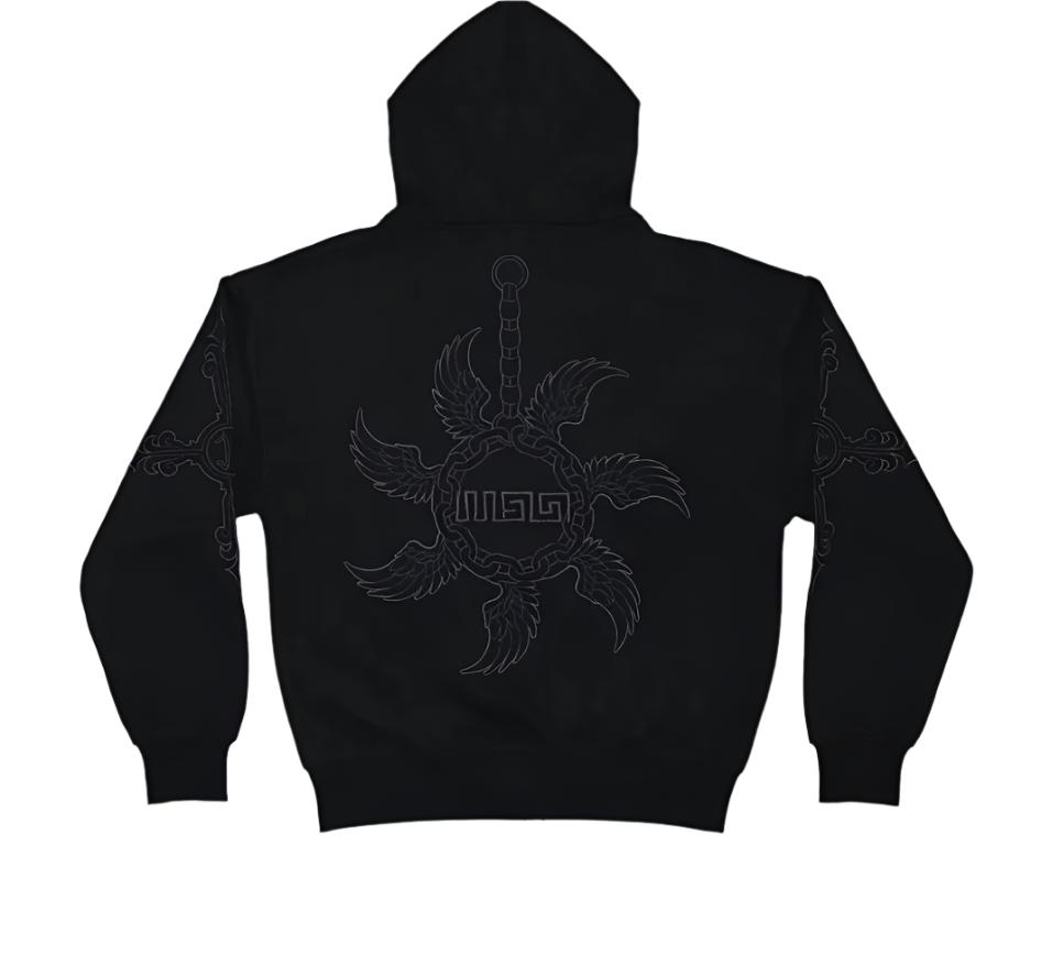 Wanna Unchain Hoodie Black - Mon Elysee