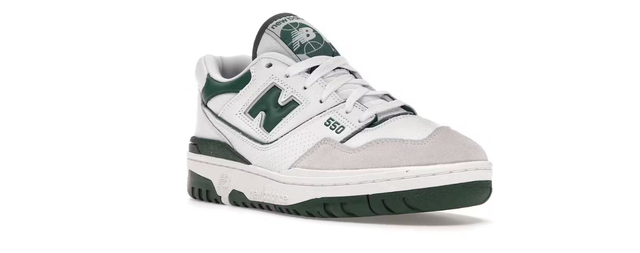 New balance 550 white green