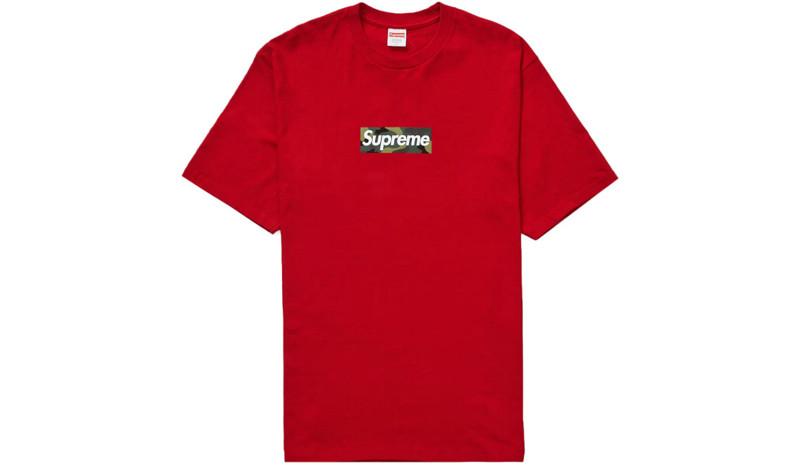 Supreme Box Logo Tee Red Camo