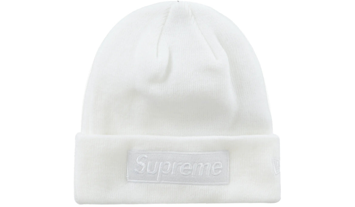 Supreme Box Logo Beanie White