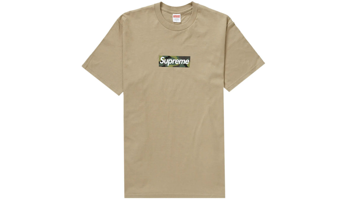 Supreme Box Logo Tee Dark Sand Camo