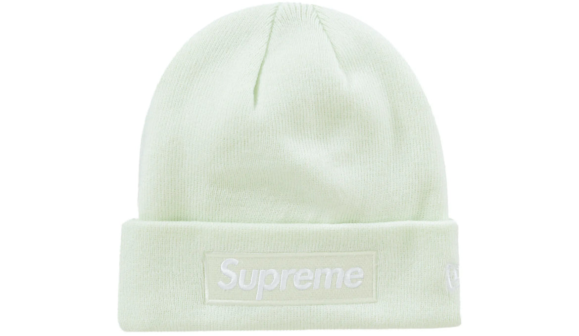 Supreme Box Logo Beanie Light Green