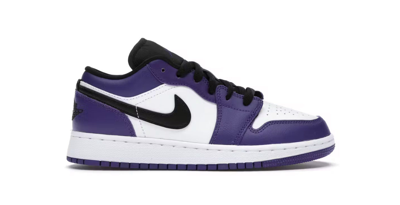 Jordan 1 Low Court Purple White