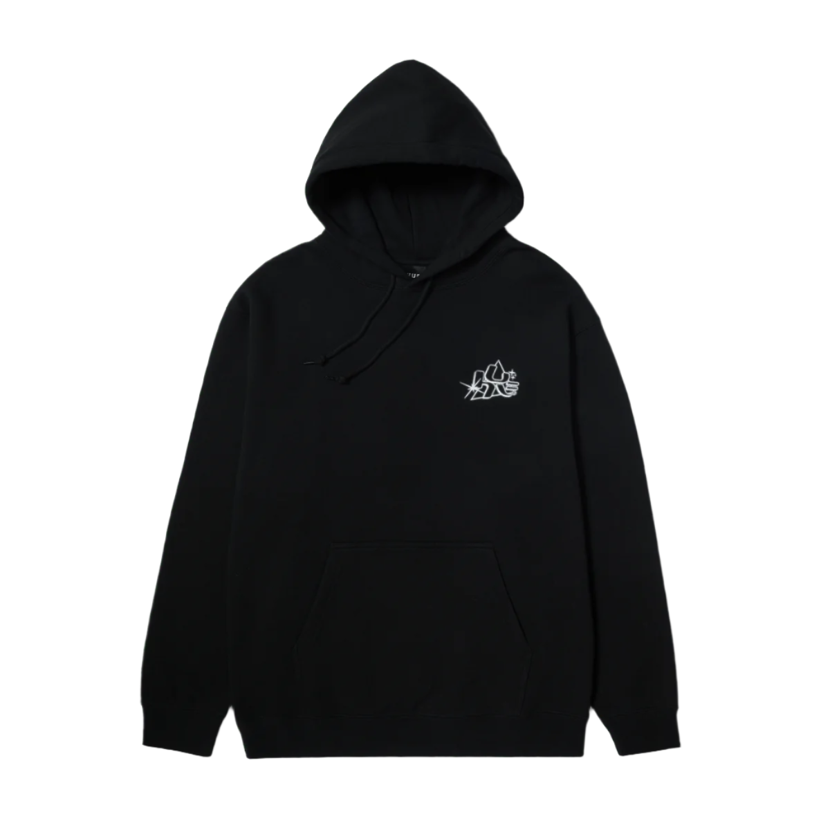 Huf Glow Hoodie Black