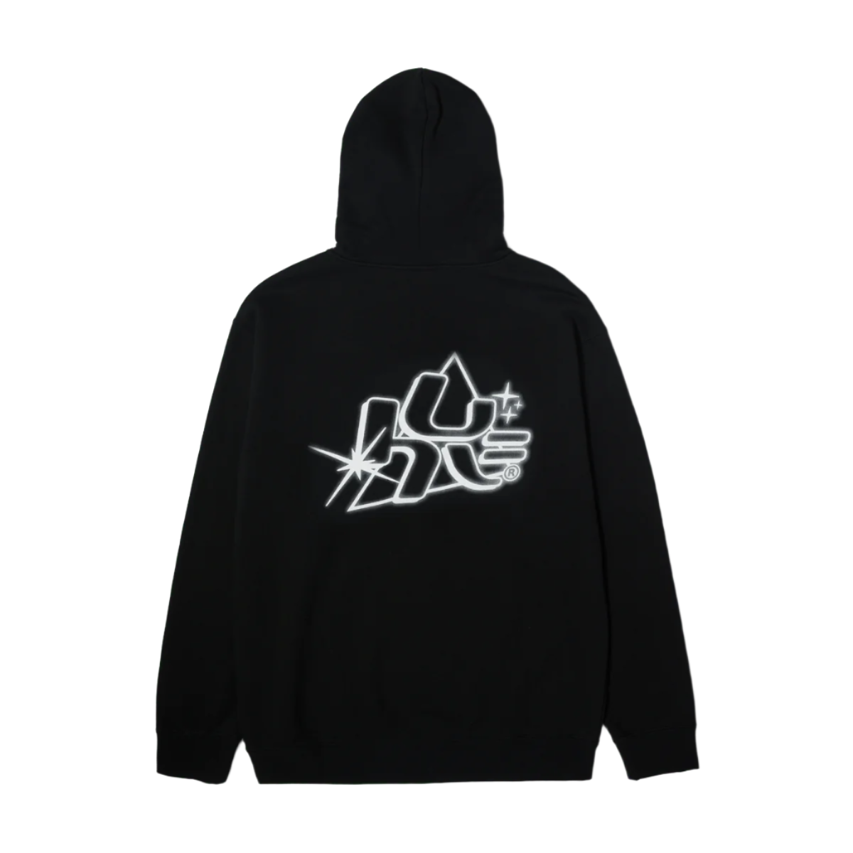 Huf Glow Hoodie Black