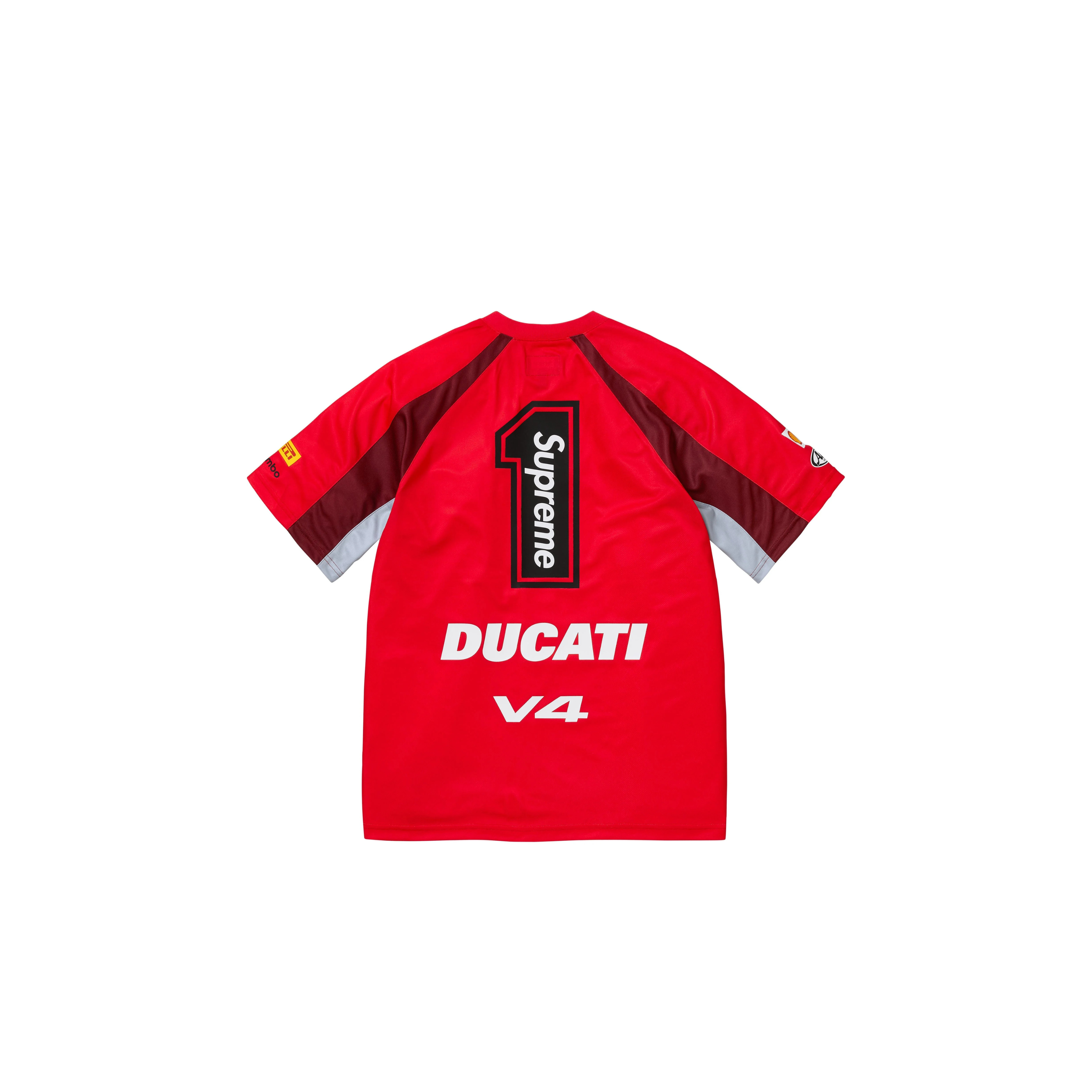 Supreme Ducati Soccer Jersey Red