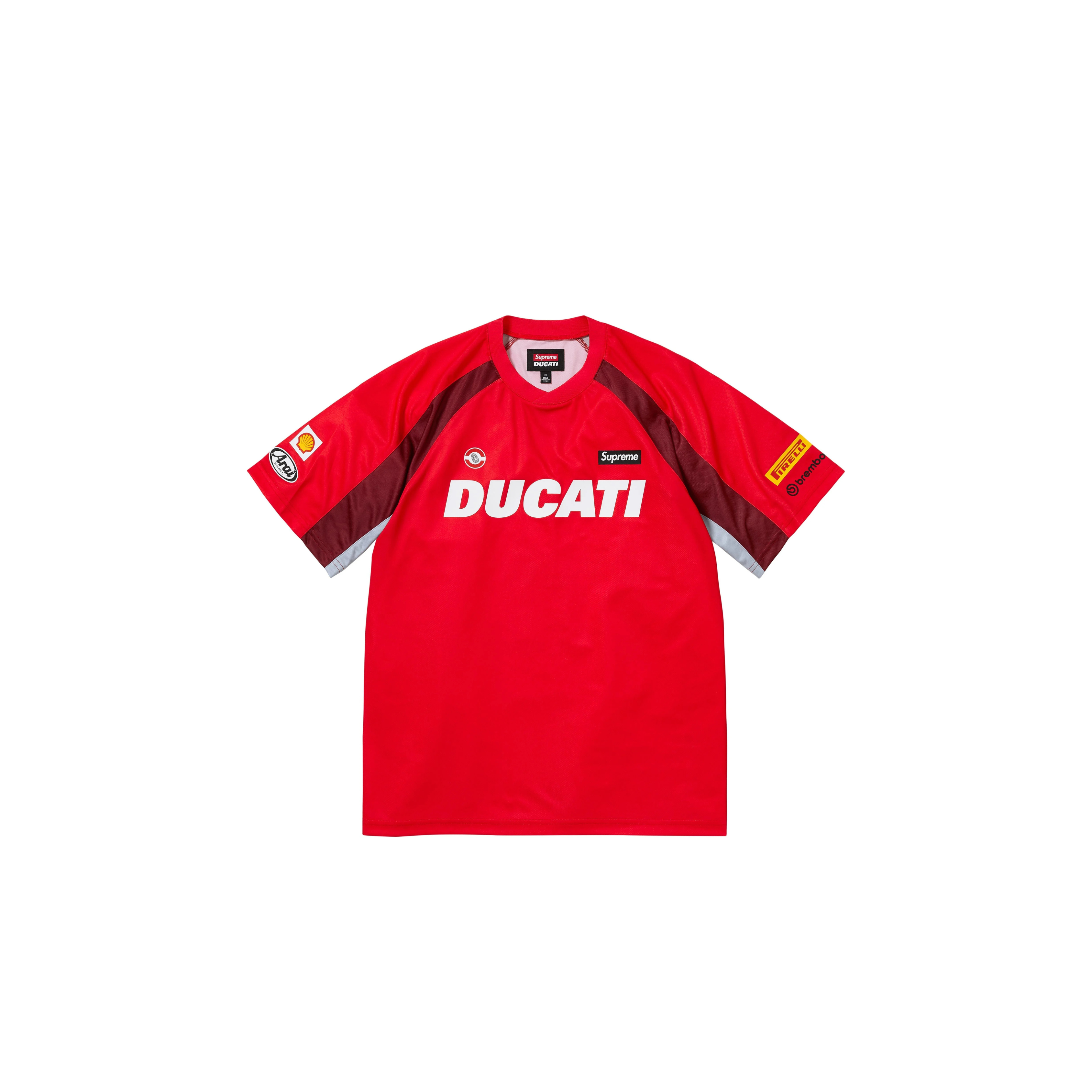 Supreme Ducati Soccer Jersey Red