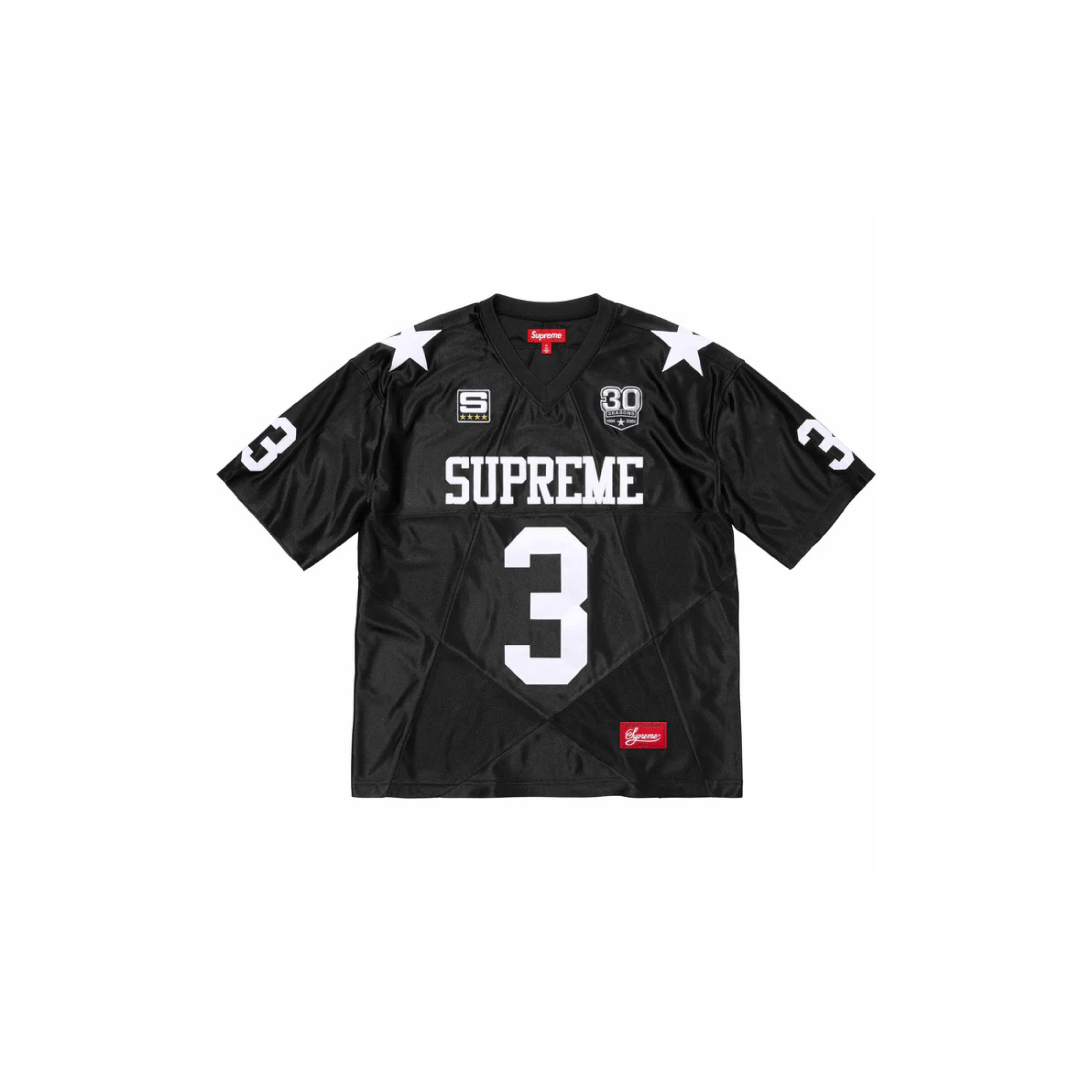 Supreme Star Football Jersey Black