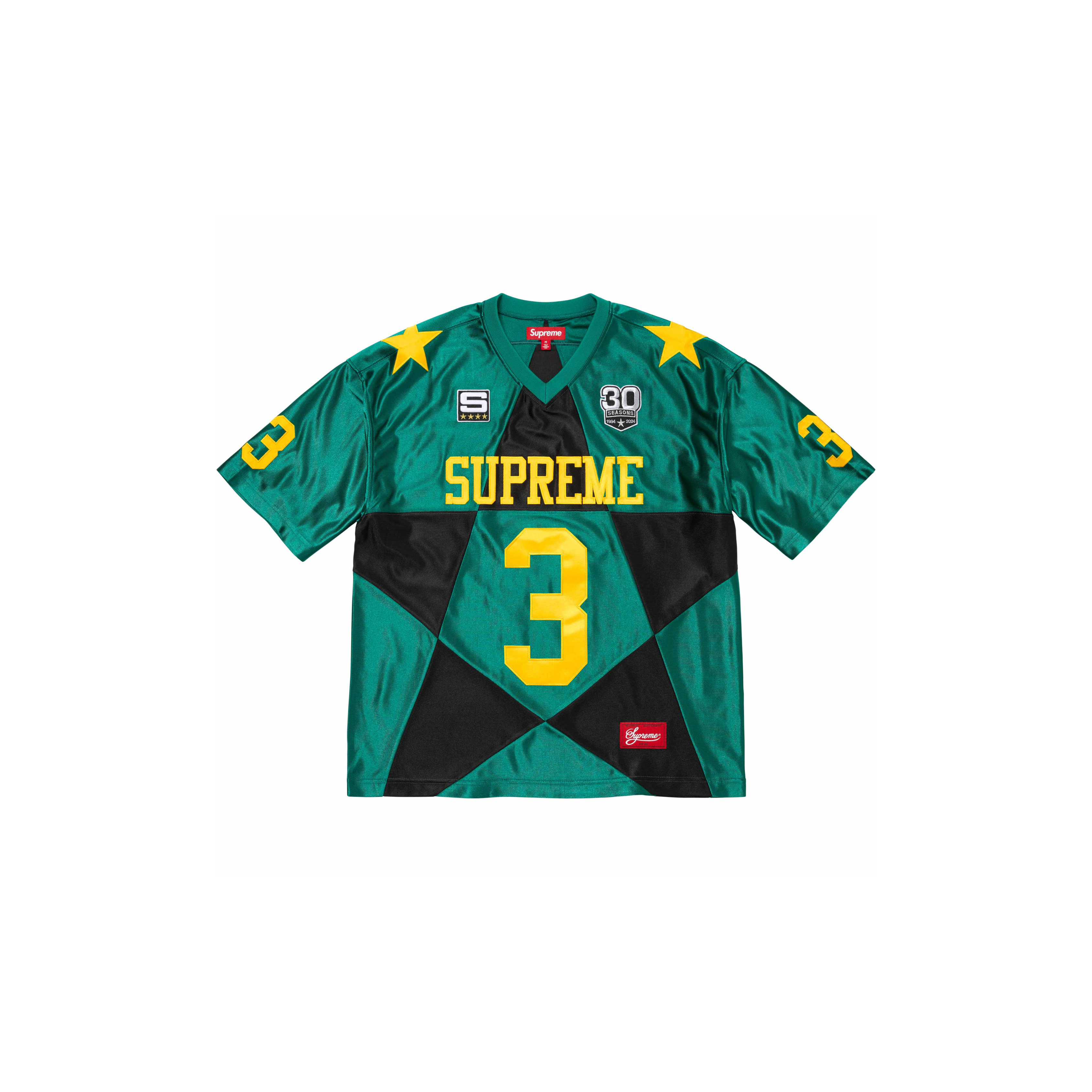 Supreme Star Football Jersey Green