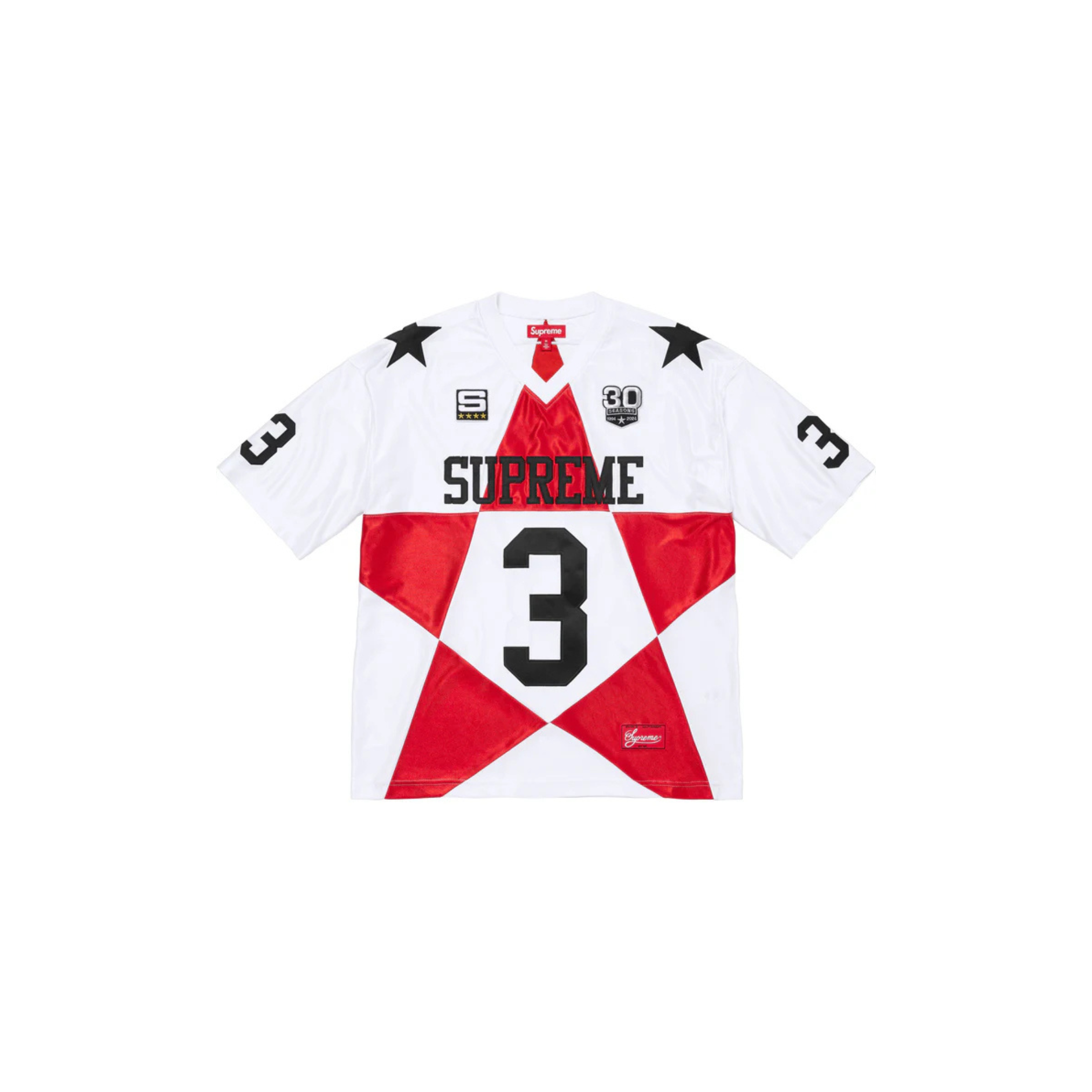 Supreme Star Football Jersey White