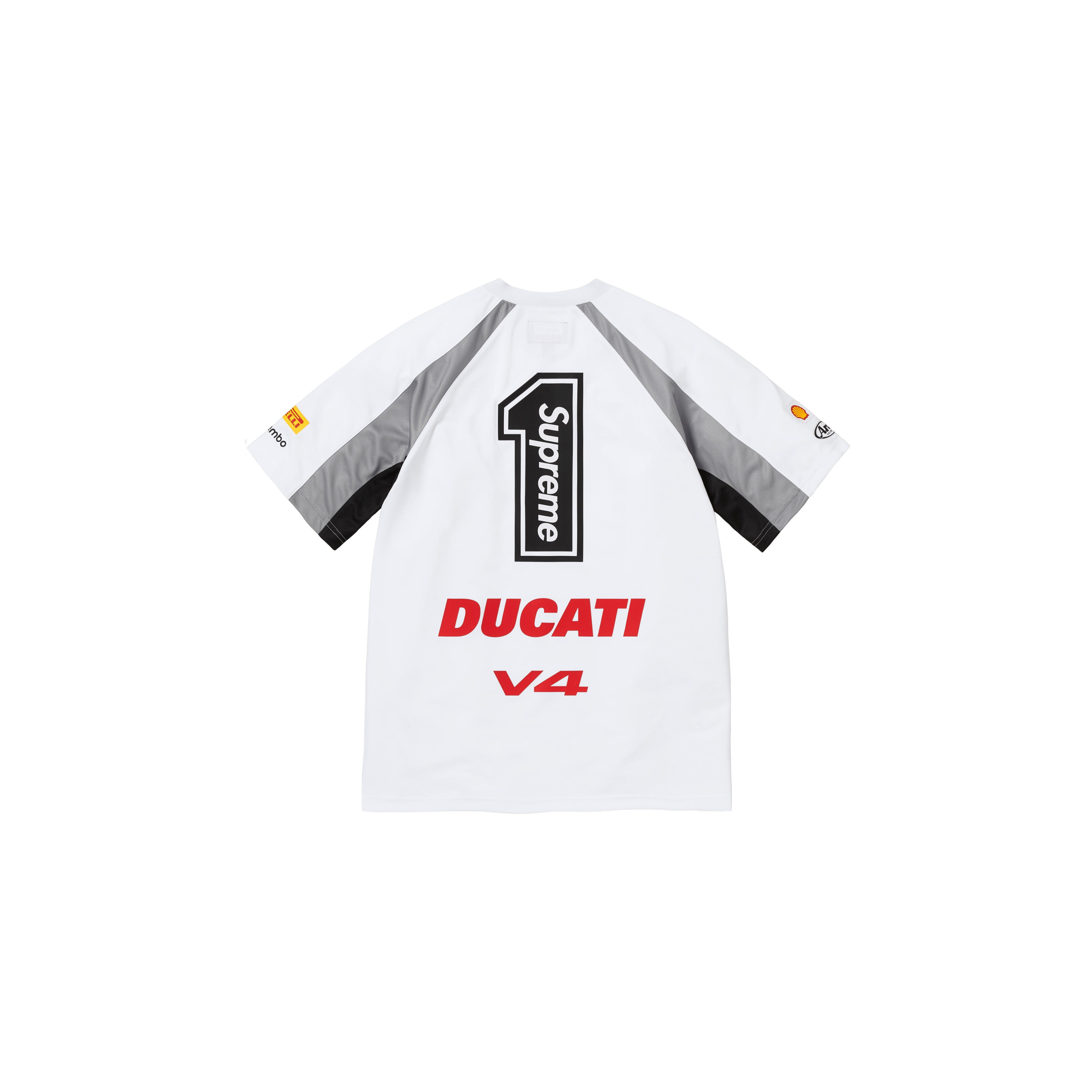 Supreme Ducati Soccer Jersey White