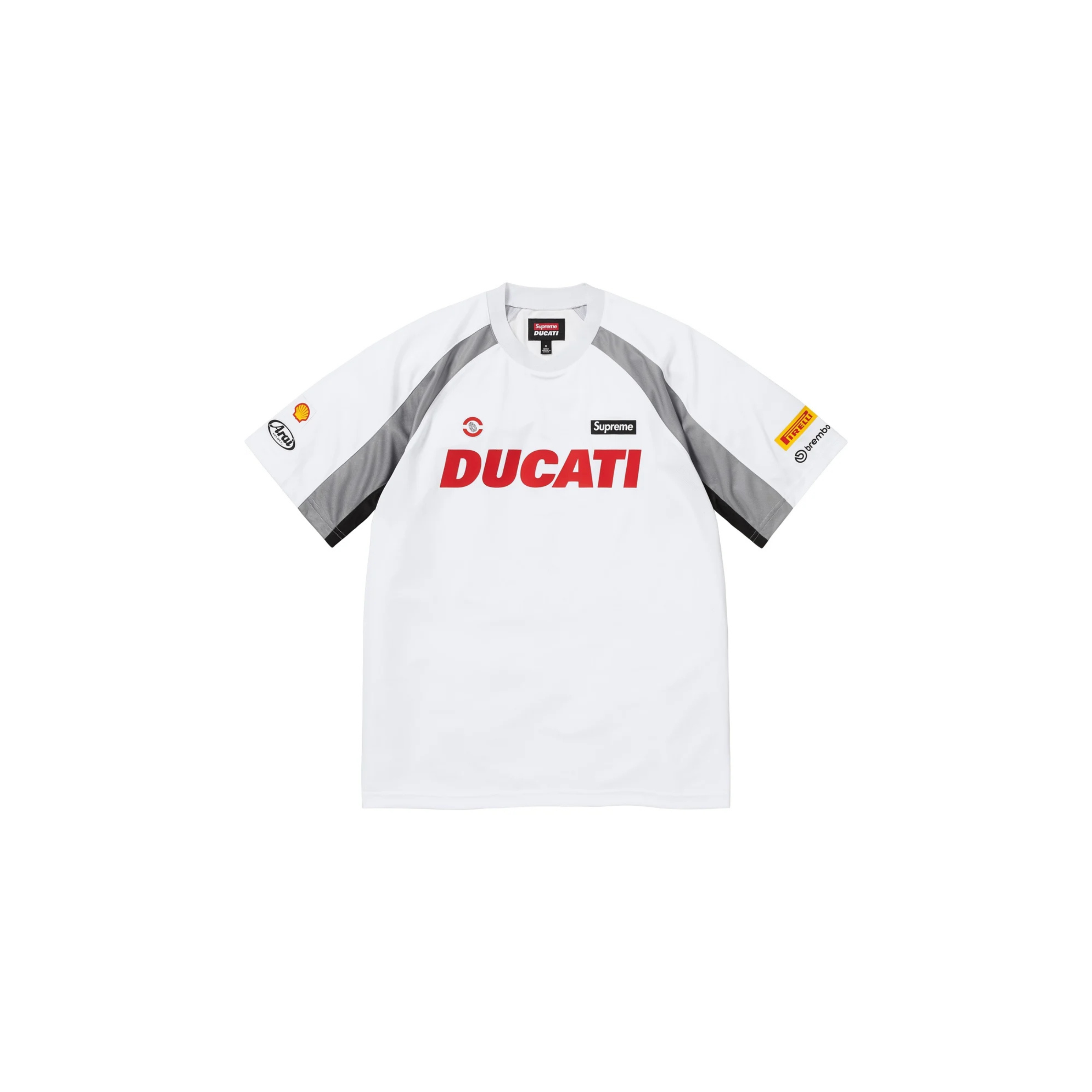 Supreme Ducati Soccer Jersey White