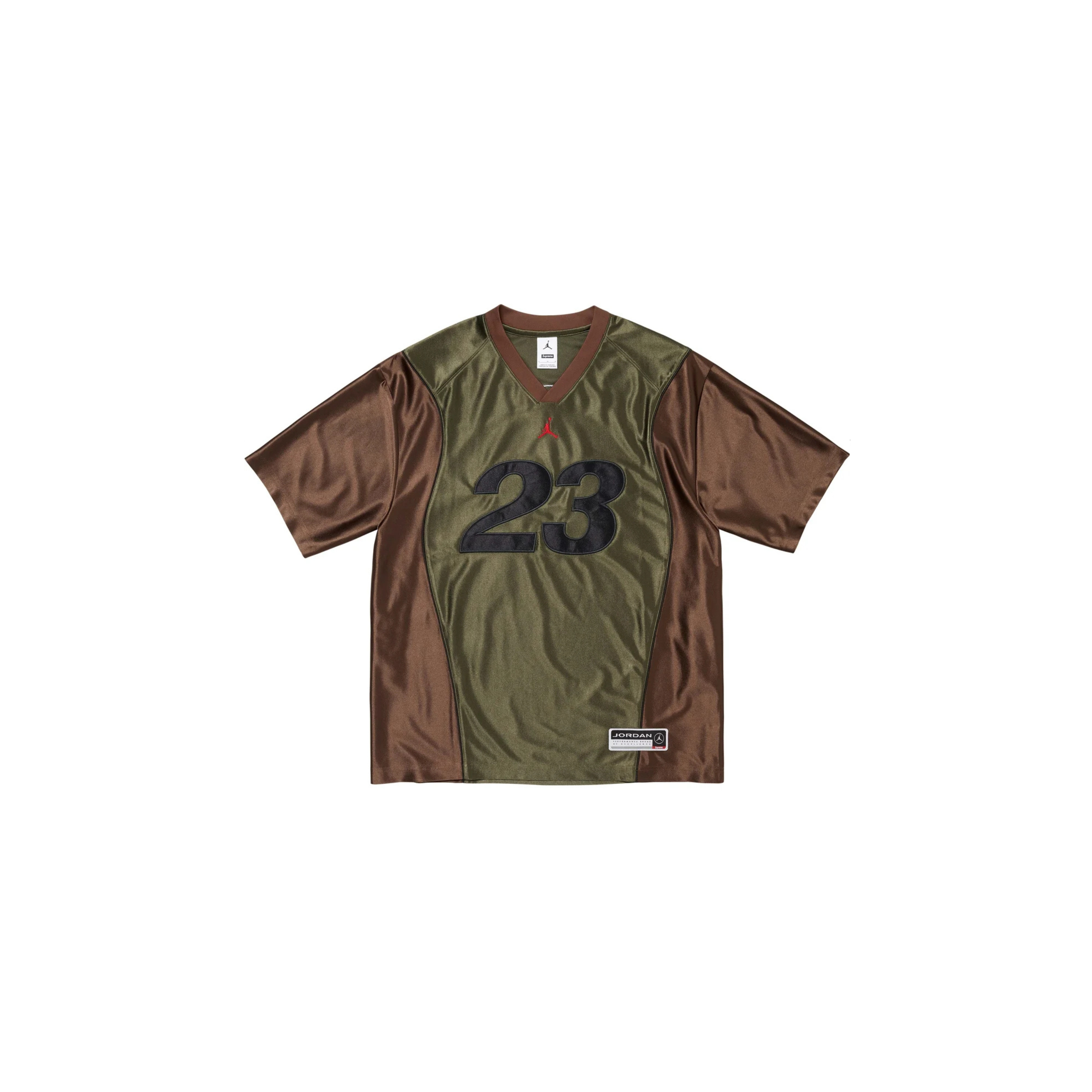 Supreme Jordan Warm Up Jersey Olive