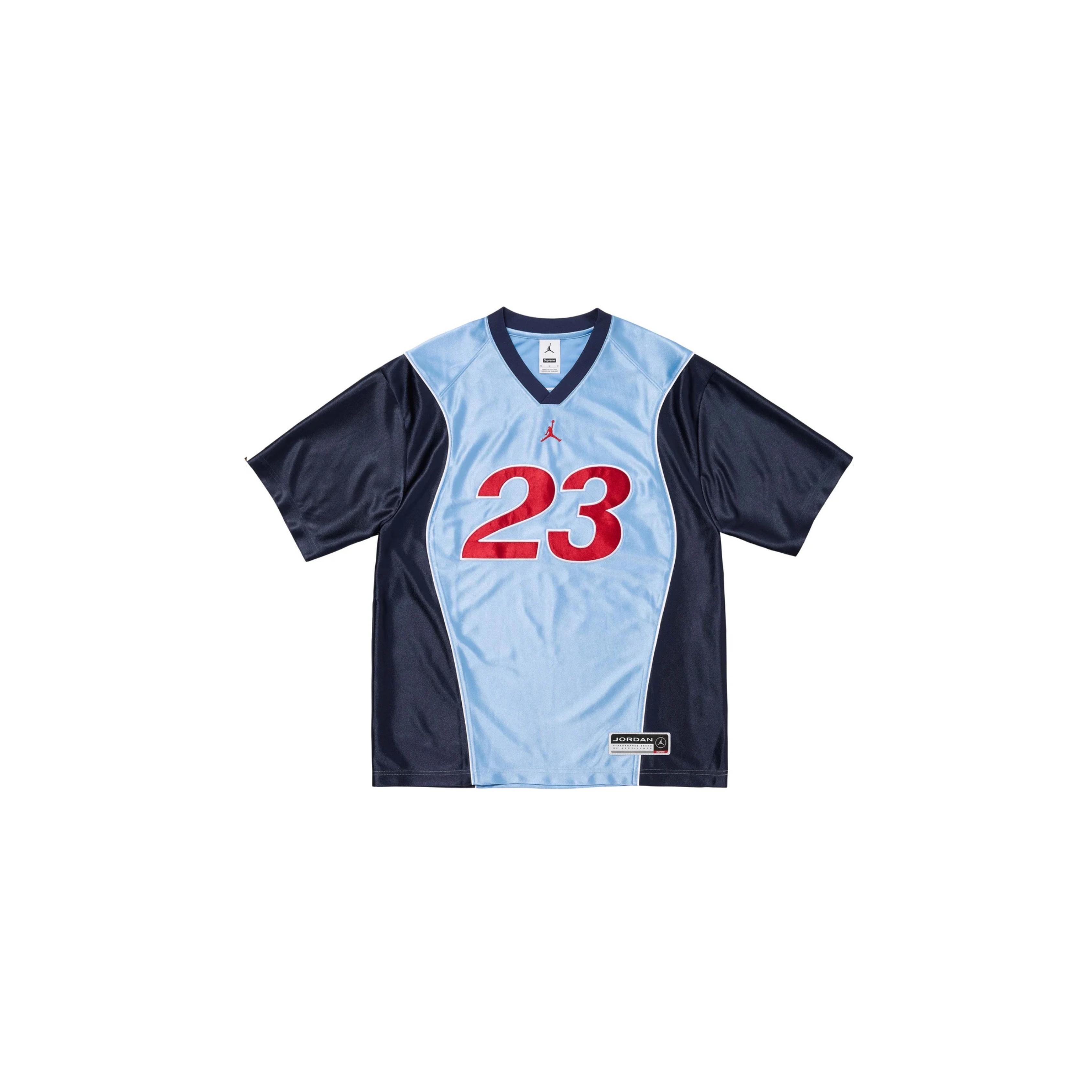 Supreme Jordan Warm Up Jersey Light Blue