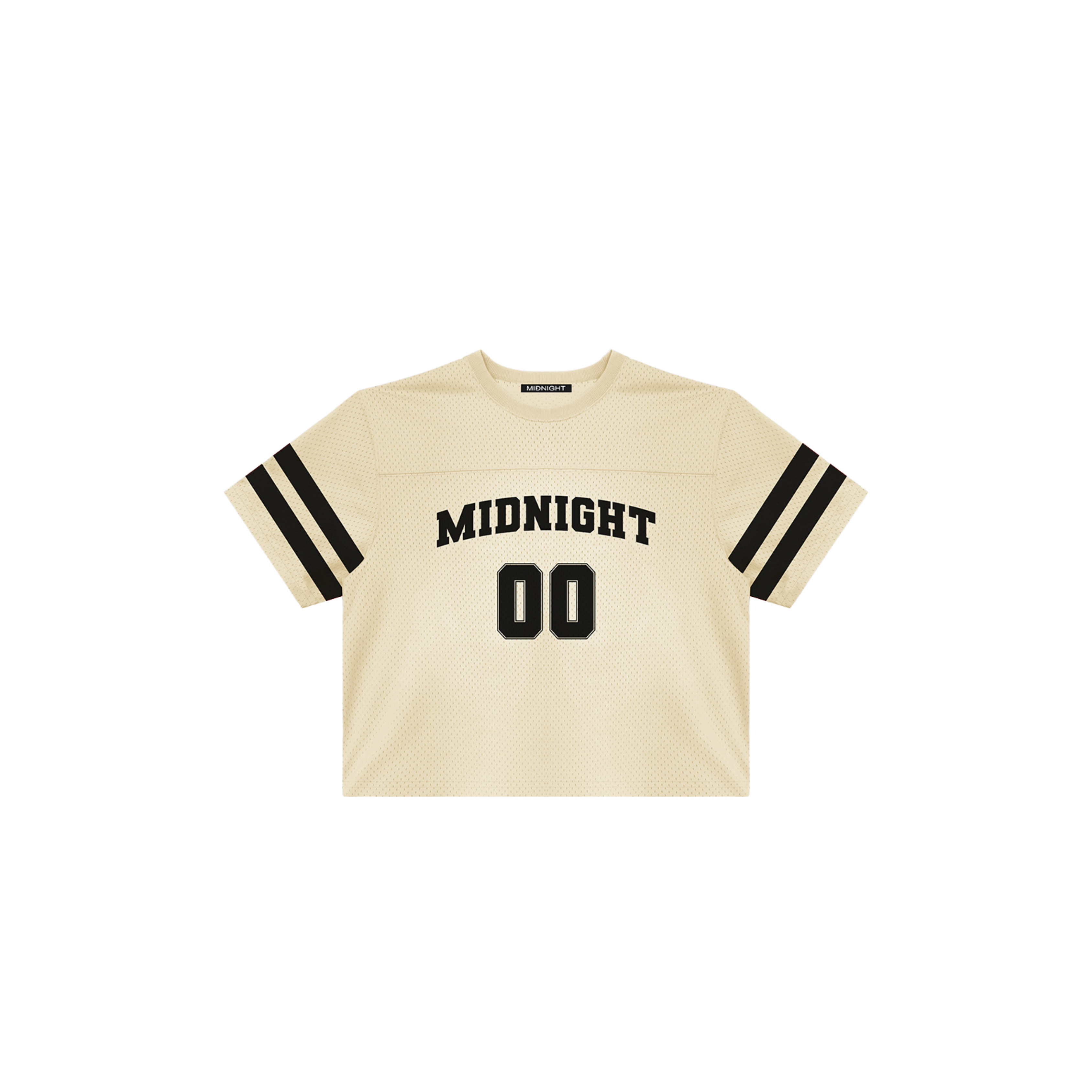 00 Mesh Jersey Cream Midnight Clothing