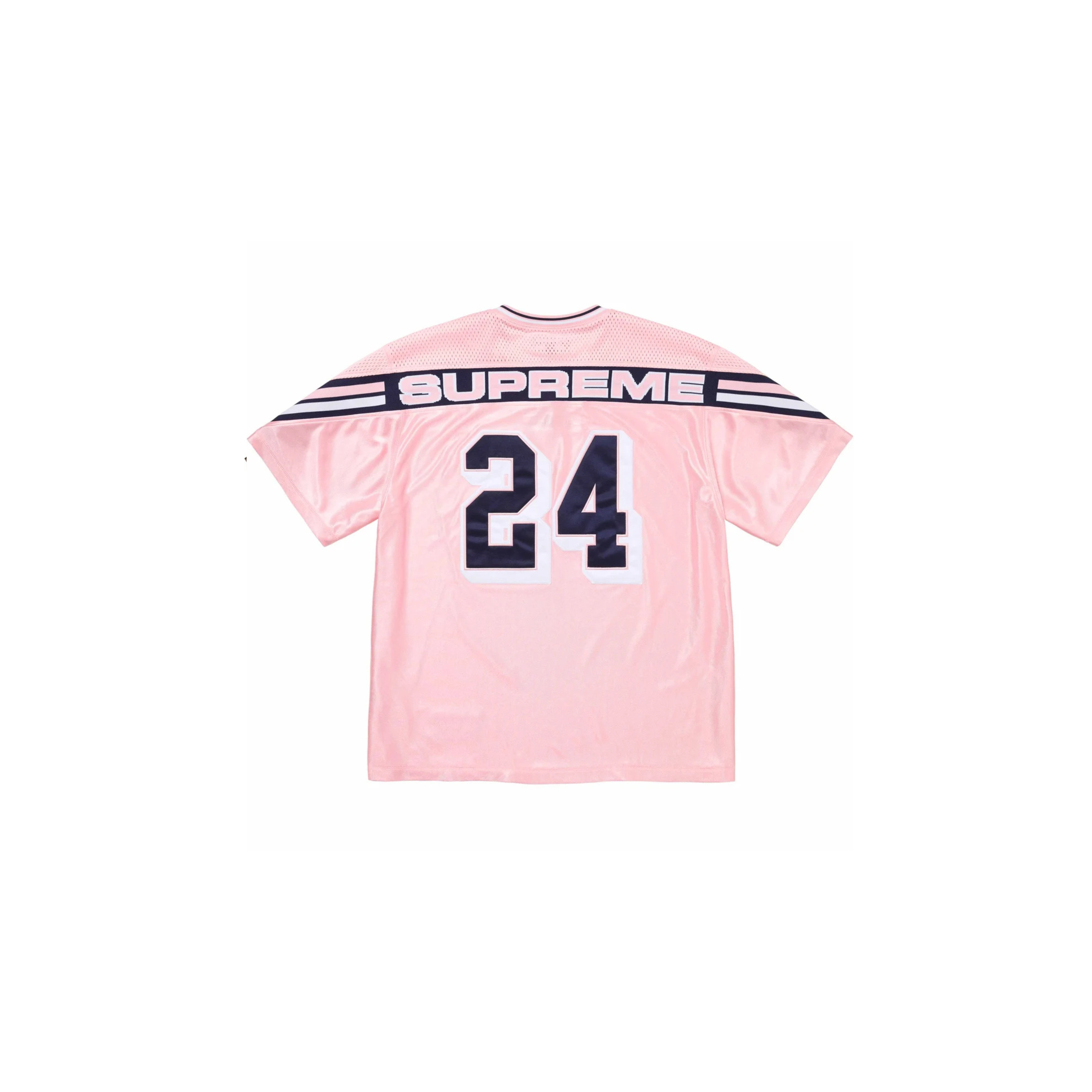 Supreme Jacquard Rib Football Jersey Pink