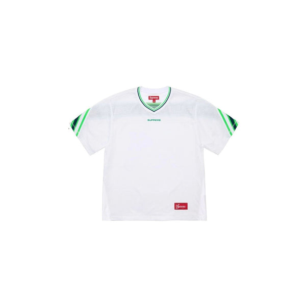 Supreme Jacquard Rib Football Jersey White – GLAMSTORE