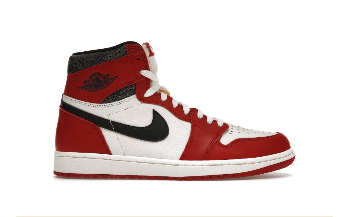 Jordan 1 retro high OG Chicago lost and found