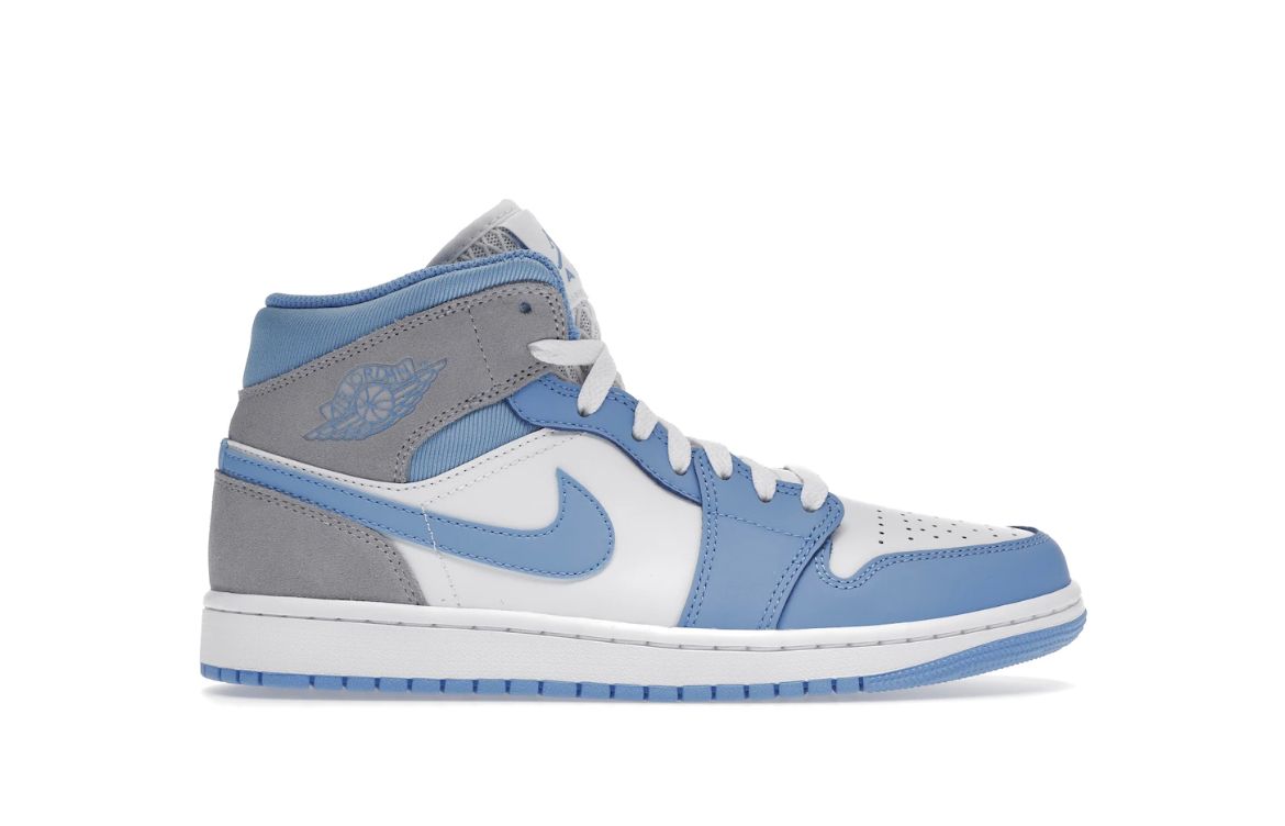 Jordan 1 Mid University Blue Grey