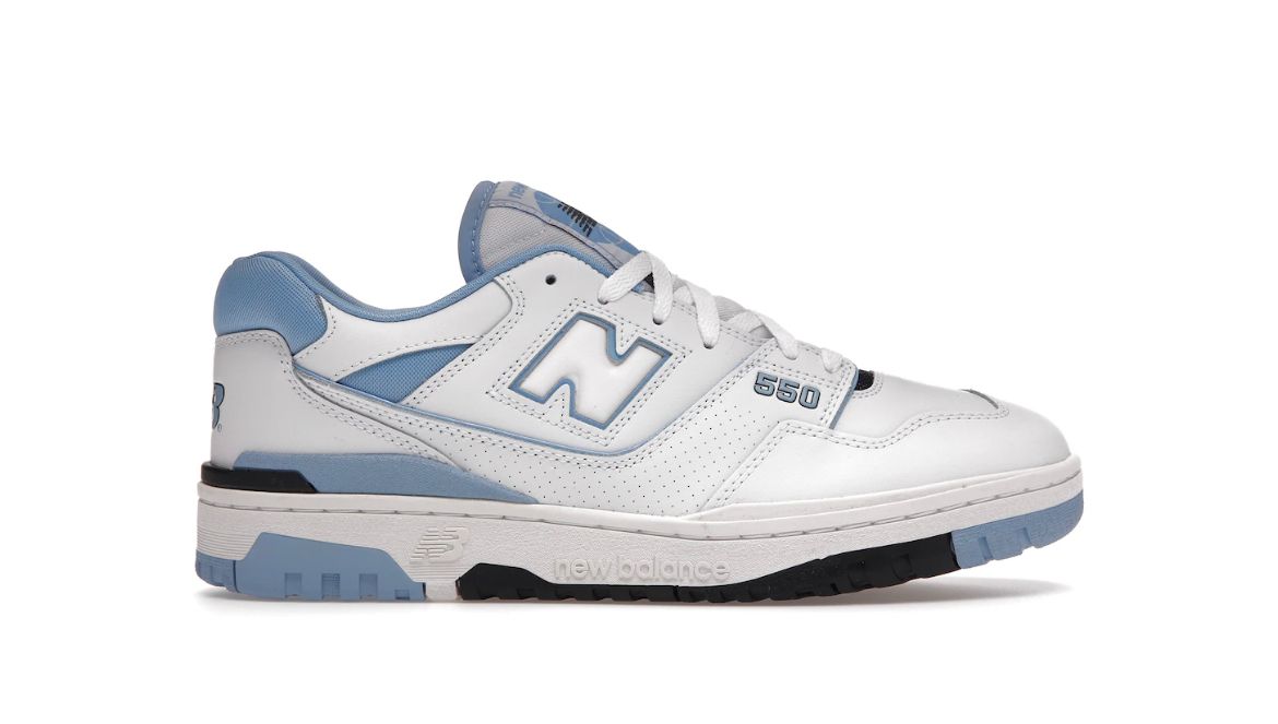 New Balance 550 UNC White University Blue