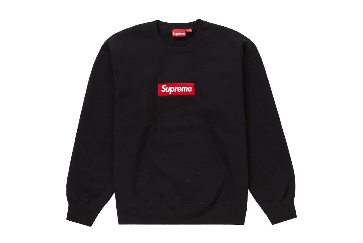 Supreme Box Logo Crewneck Black