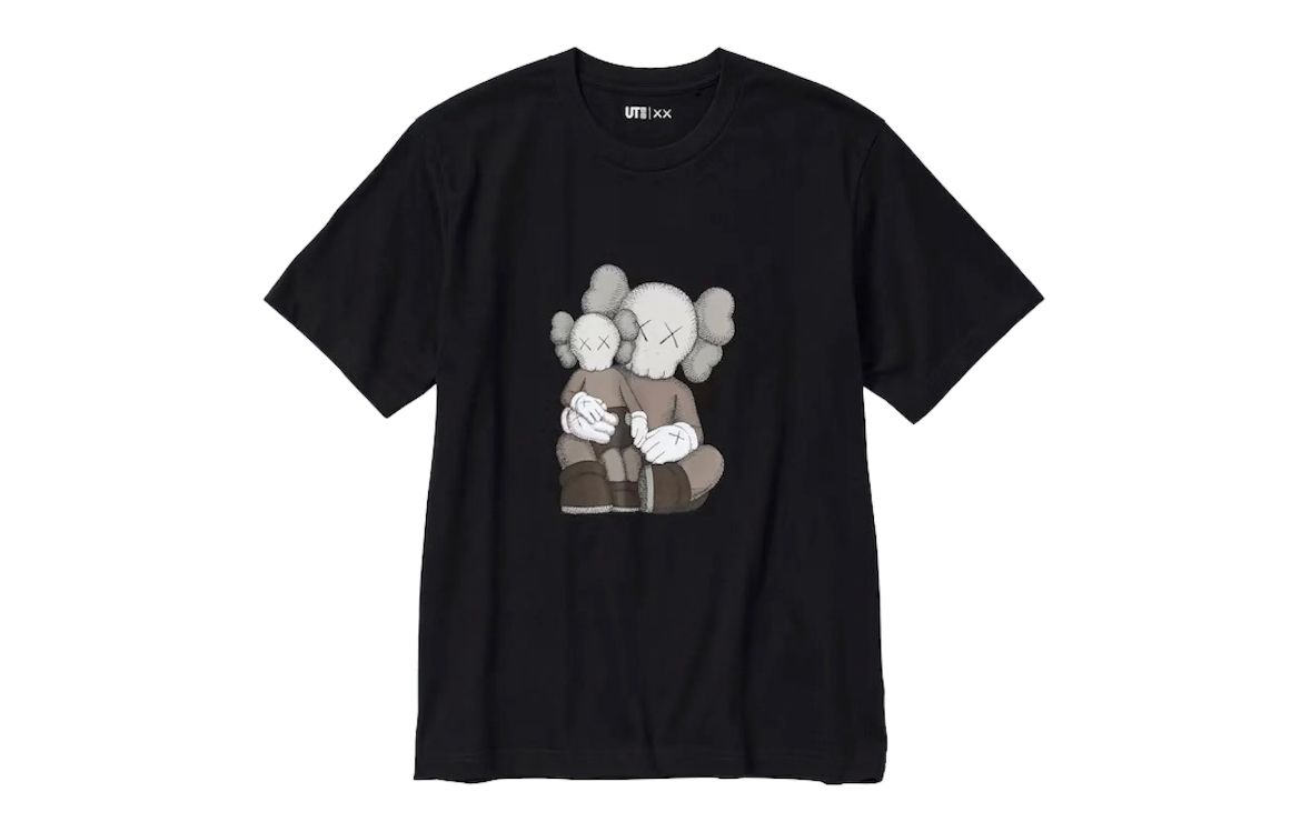 Kaws x Uniqlo Graphic T-Shirt Black