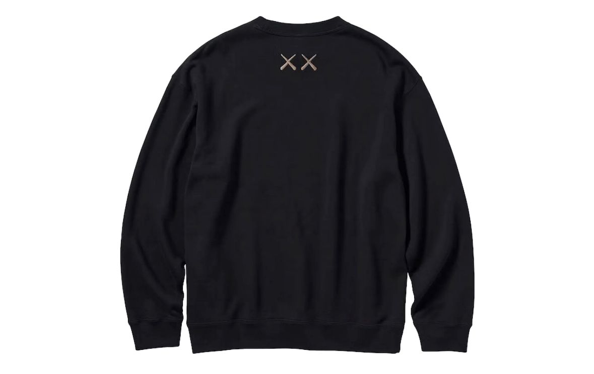 Kaws x Uniqlo Crewneck Black