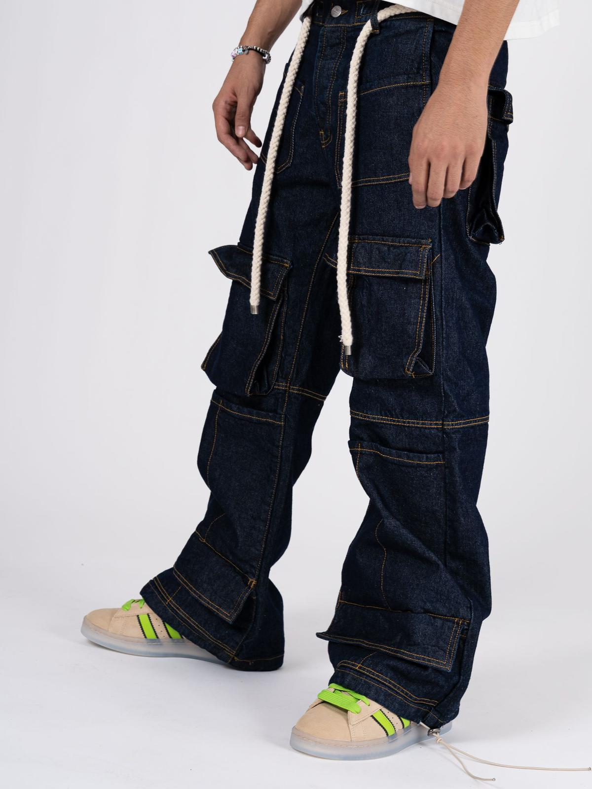 Cargo Denim Blue Effemme Exclusive Lab