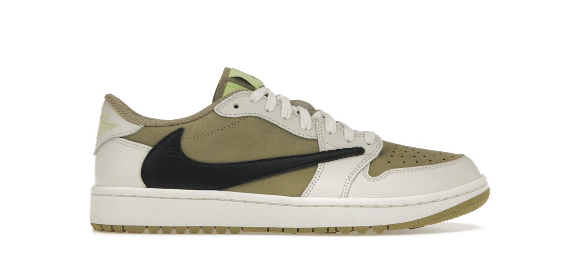 Jordan 1 Retro Low Golf Travis Scott Neutral Olive