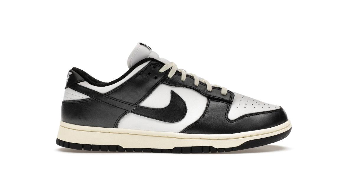 Nike Dunk Low Vintage Black and White