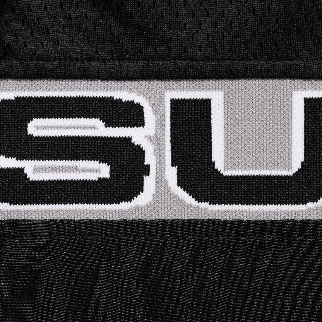 Supreme Jacquard Rib Football Jersey Black