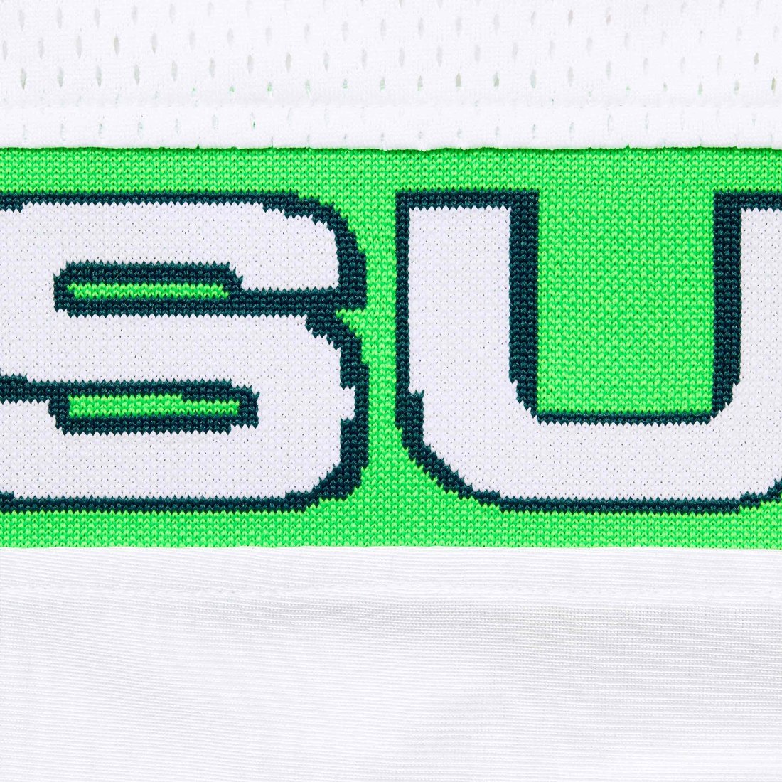 Supreme Jacquard Rib Football Jersey White